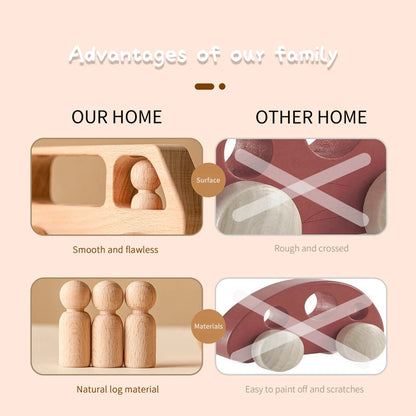 Montessori Wooden Bus Toy™
