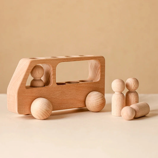 Montessori Wooden Bus Toy™