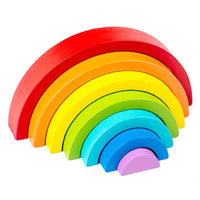 Rainbow Montessori Wooden Building Blocks™