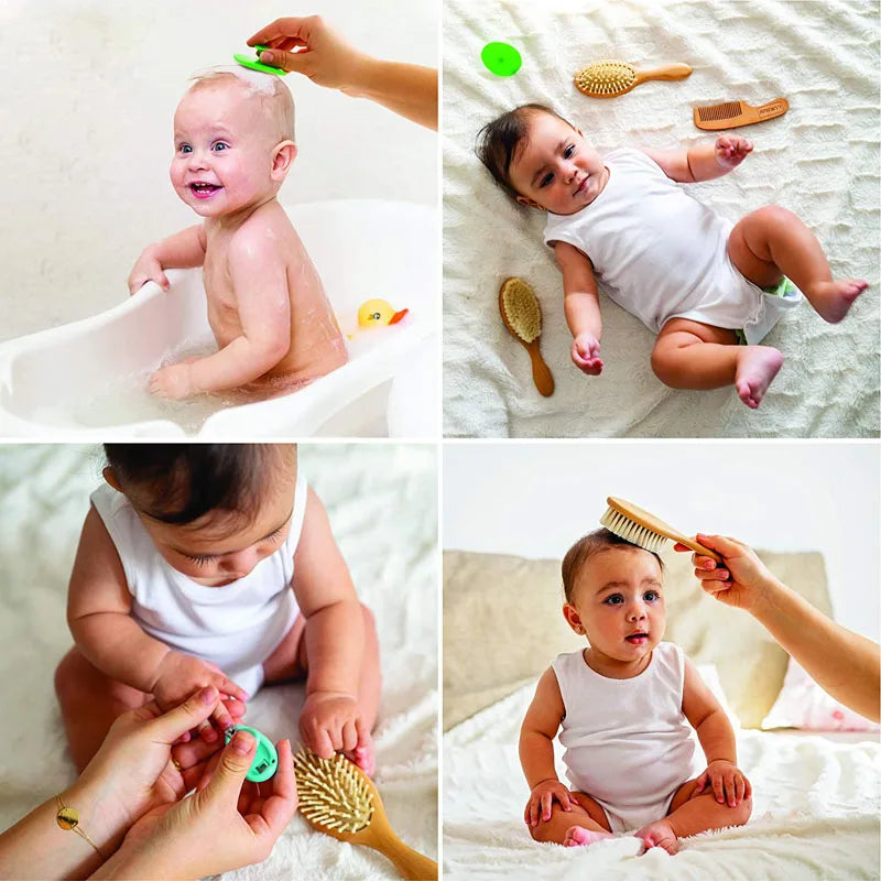Gentle Care Wooden Baby Hairbrush™