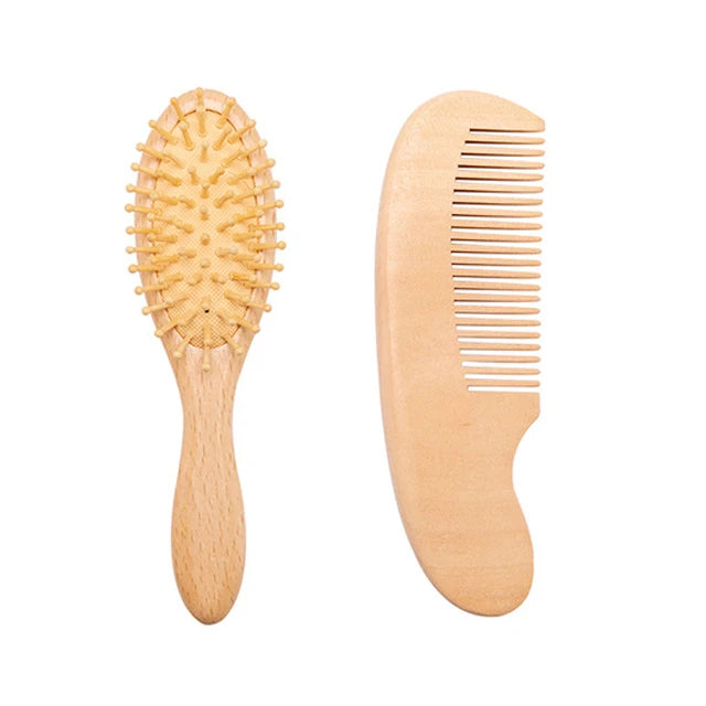 Gentle Care Wooden Baby Hairbrush™