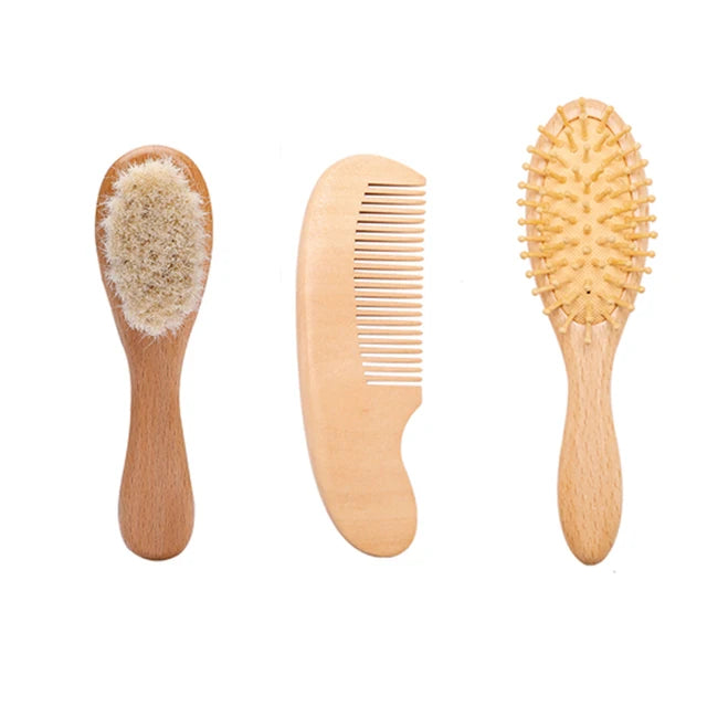 Gentle Care Wooden Baby Hairbrush™